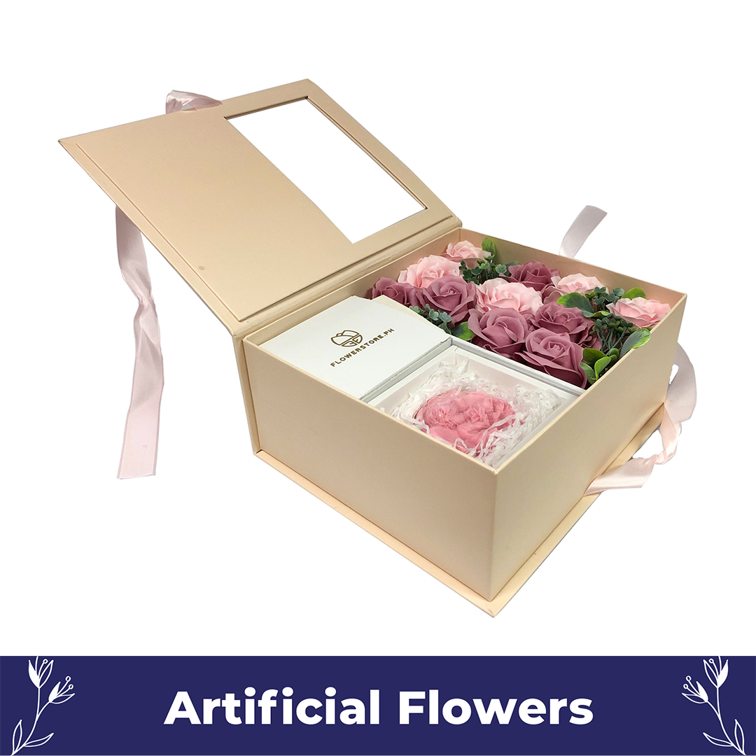 Dainty Pink Flower Box - Online Flower Delivery - Philippines Online ...