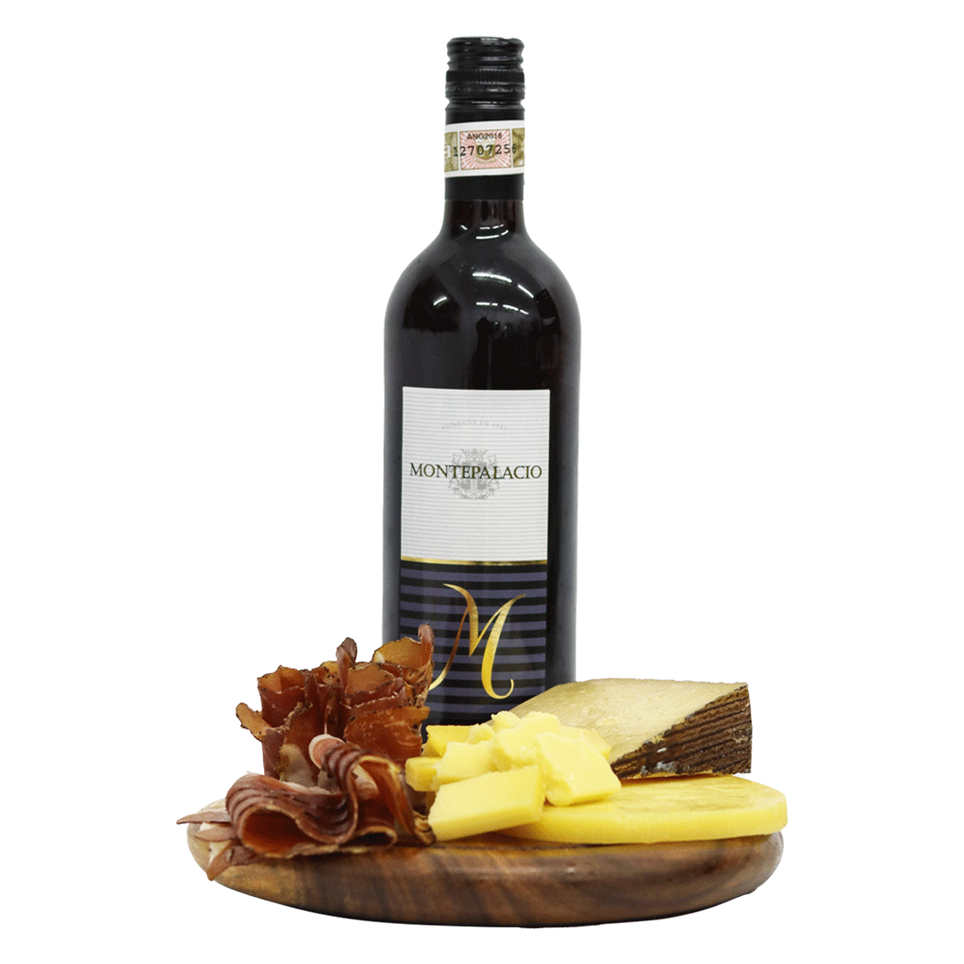 Charcuterie and Wine Set Online Flower Delivery