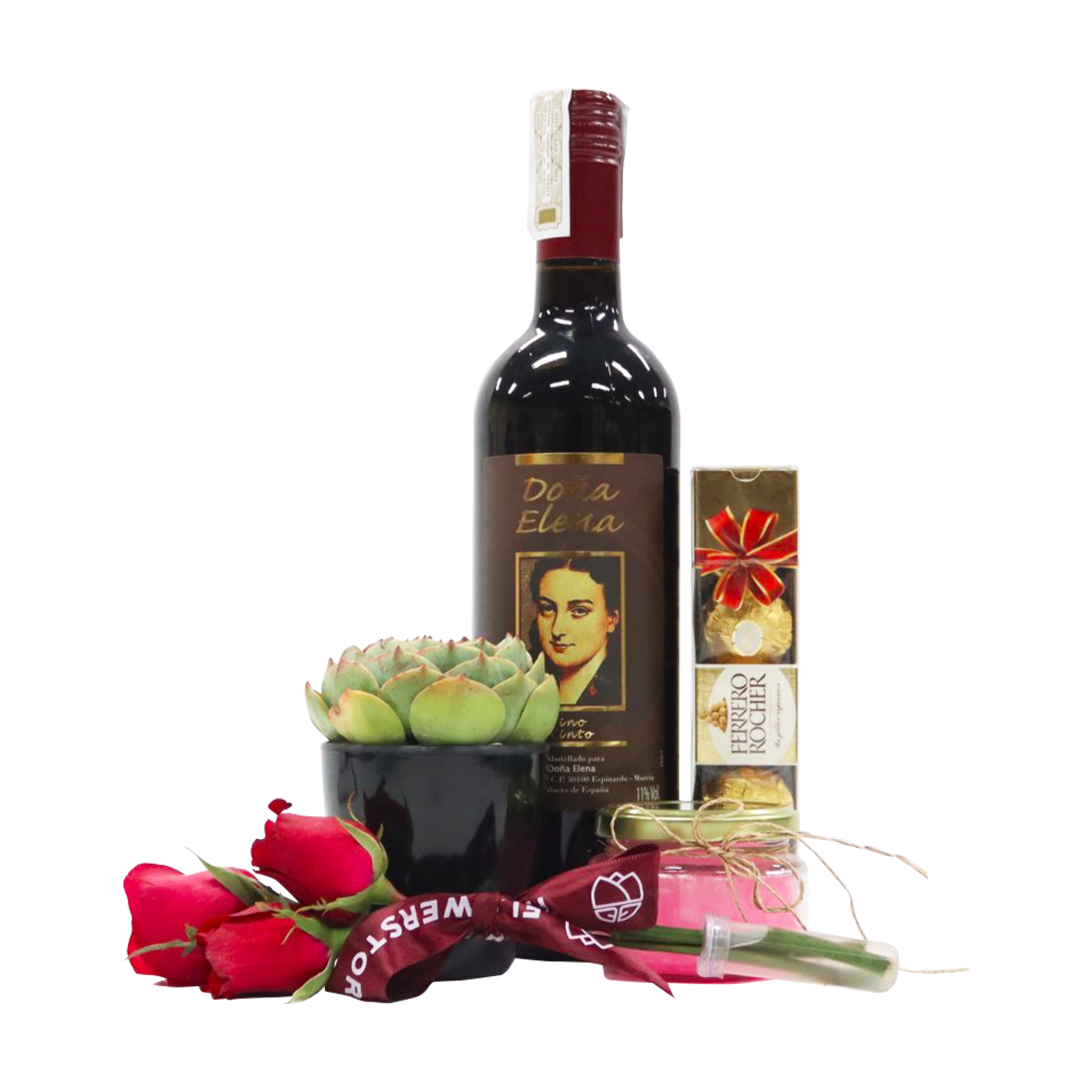 Premium Date Night (Red Wine) Online Flower Delivery